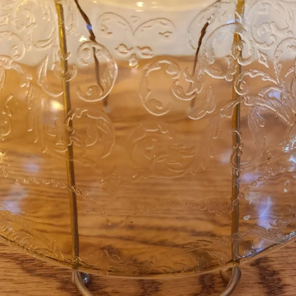 Federal Glass Co. Madrid Golden Glow Depression Glass 11